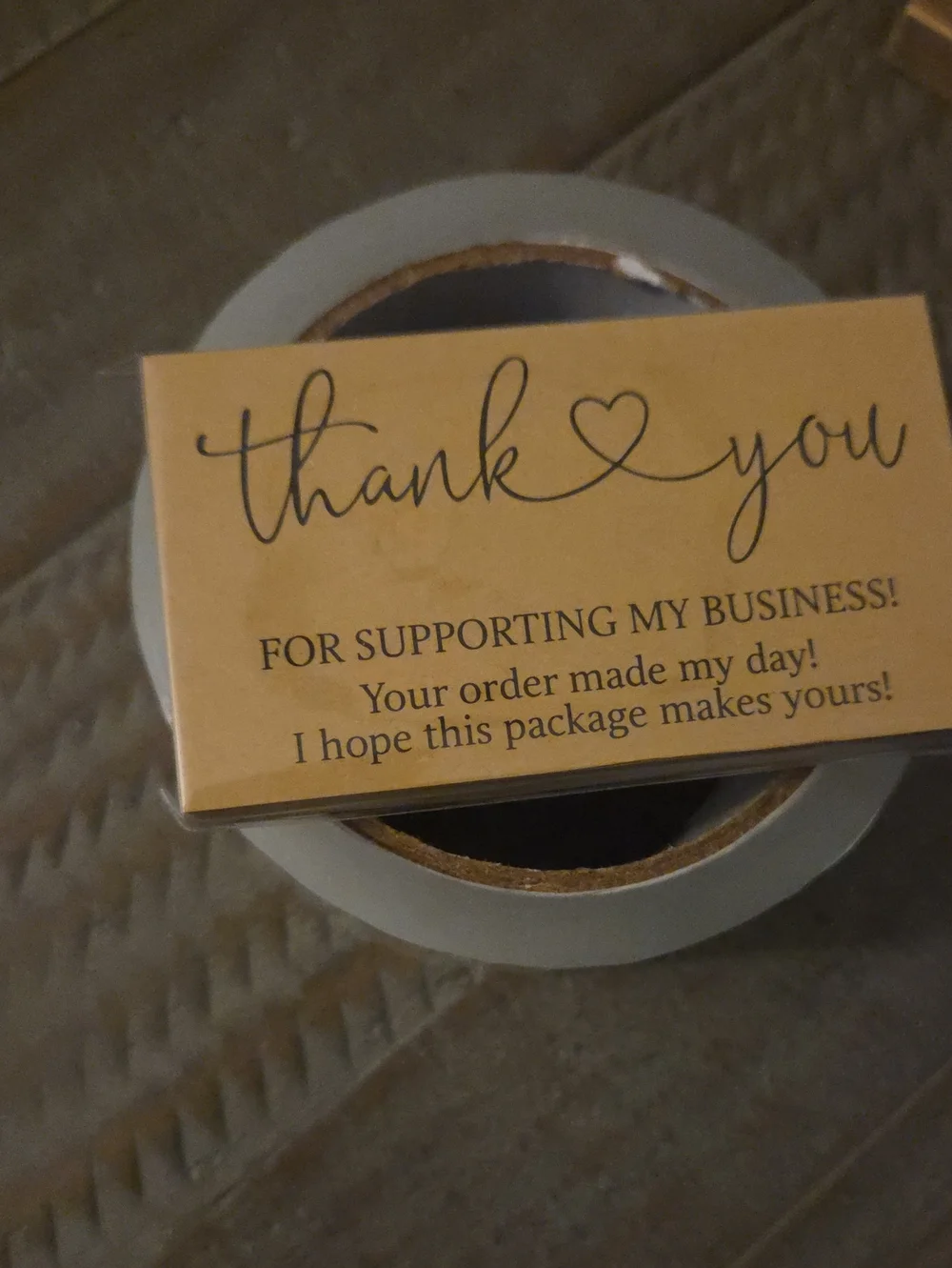 30 Thank You Cards & 1 Packing Tape Sellers Bundle 🎁